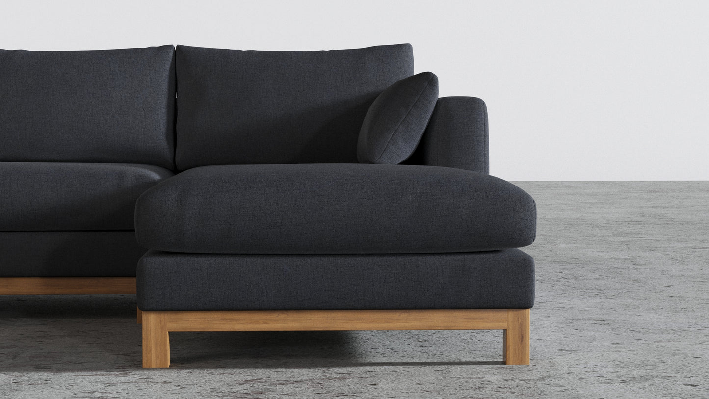 Oak Studio Double Chaise Sectional