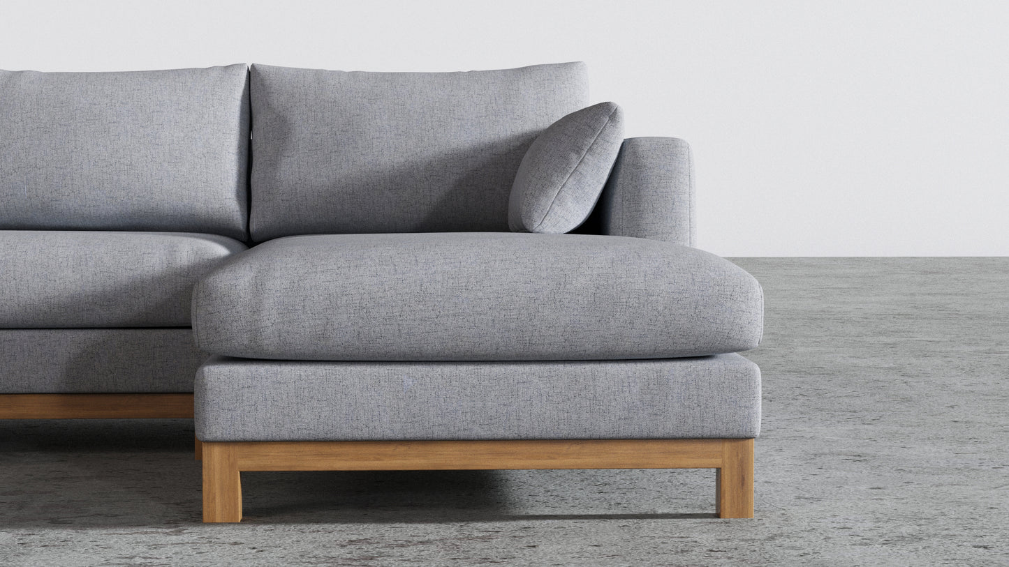 Oak Studio Double Chaise Sectional