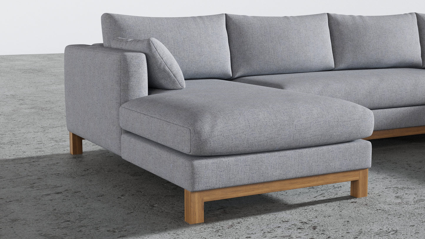 Oak Studio Double Chaise Sectional