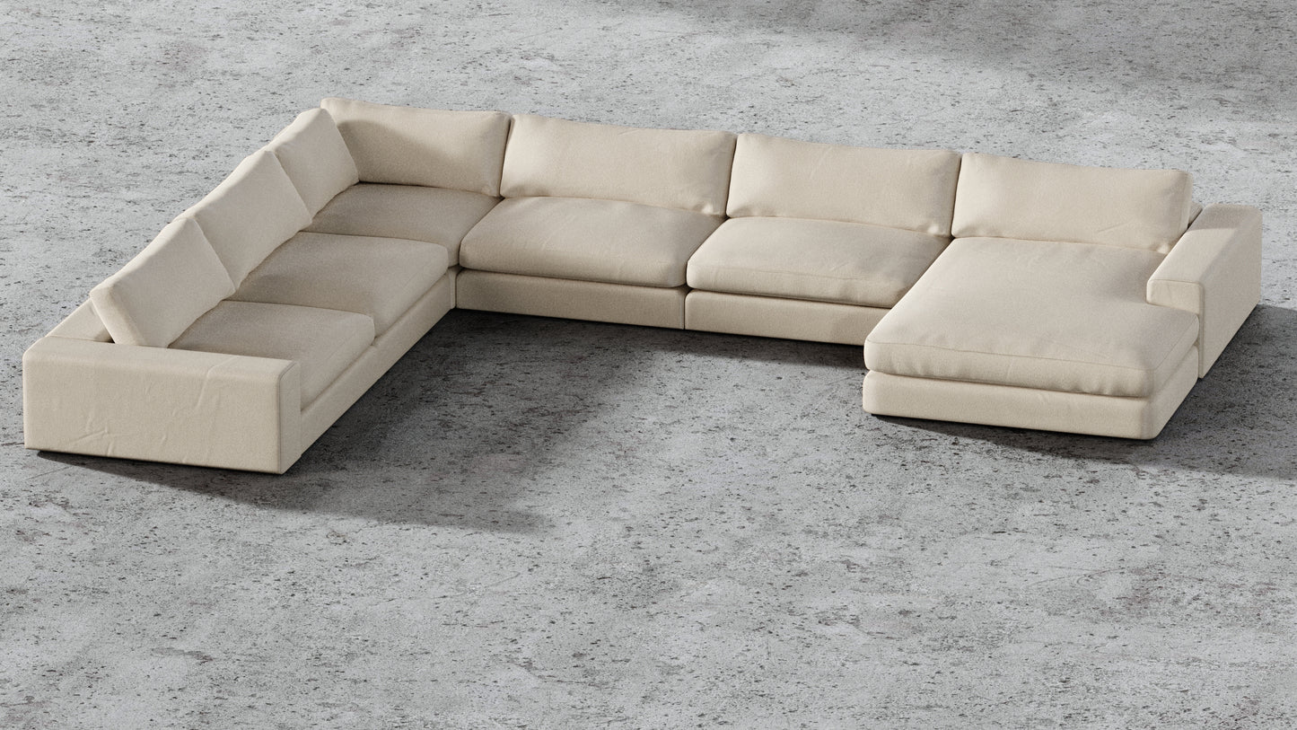 MGR 5 Seat + Chaise Corner Sectional