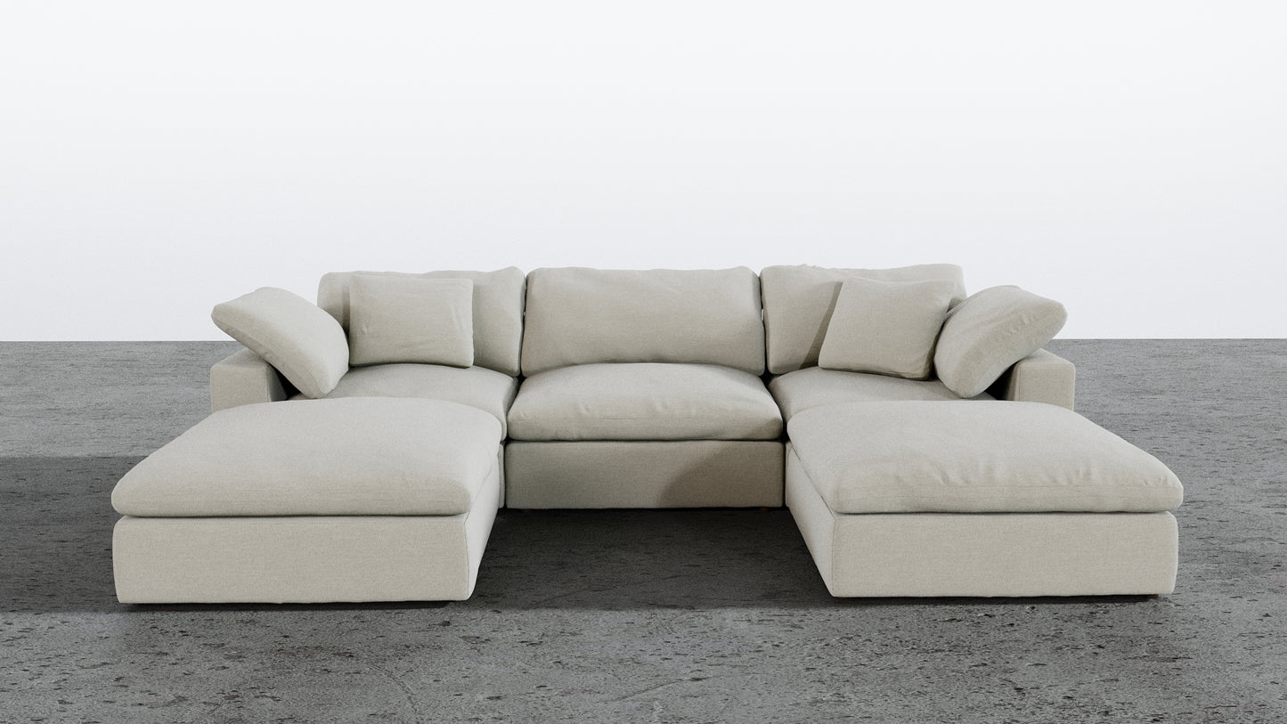 Cloud Paradise Sofa Double Ottoman