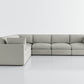 Bennet Pearl Cream 6 Seat Corner Sectional