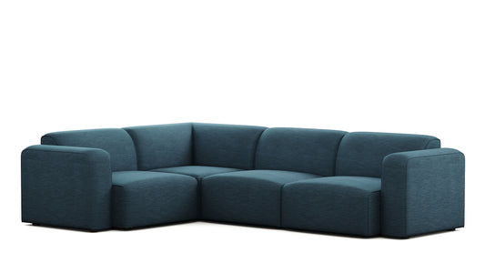 Luna Blue Left Sectional