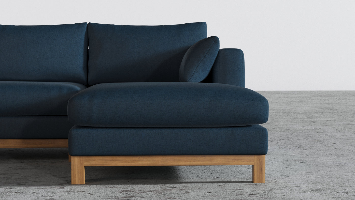 Oak Studio Double Chaise Sectional