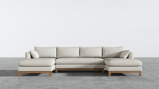 Oak Studio Double Chaise Sectional