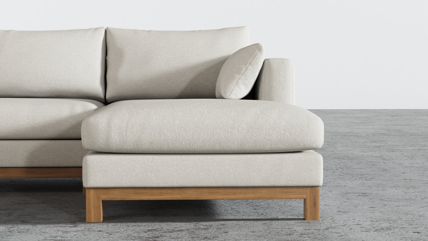 Oak Studio Double Chaise Sectional