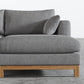 Oak Studio Double Chaise Sectional