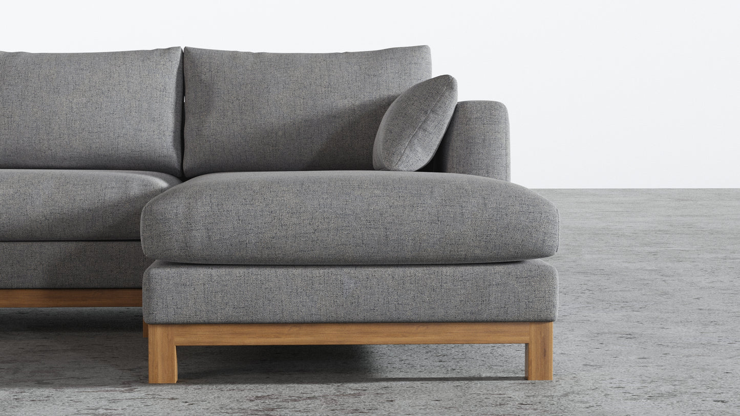 Oak Studio Double Chaise Sectional