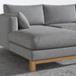 Oak Studio Double Chaise Sectional