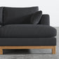 Oak Studio Double Chaise Sectional