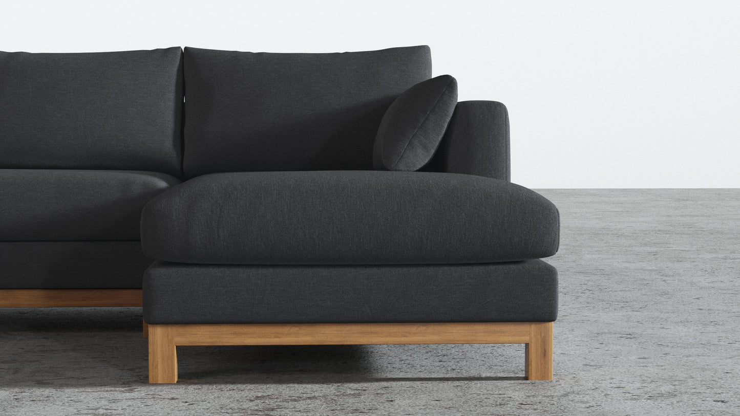 Oak Studio Double Chaise Sectional