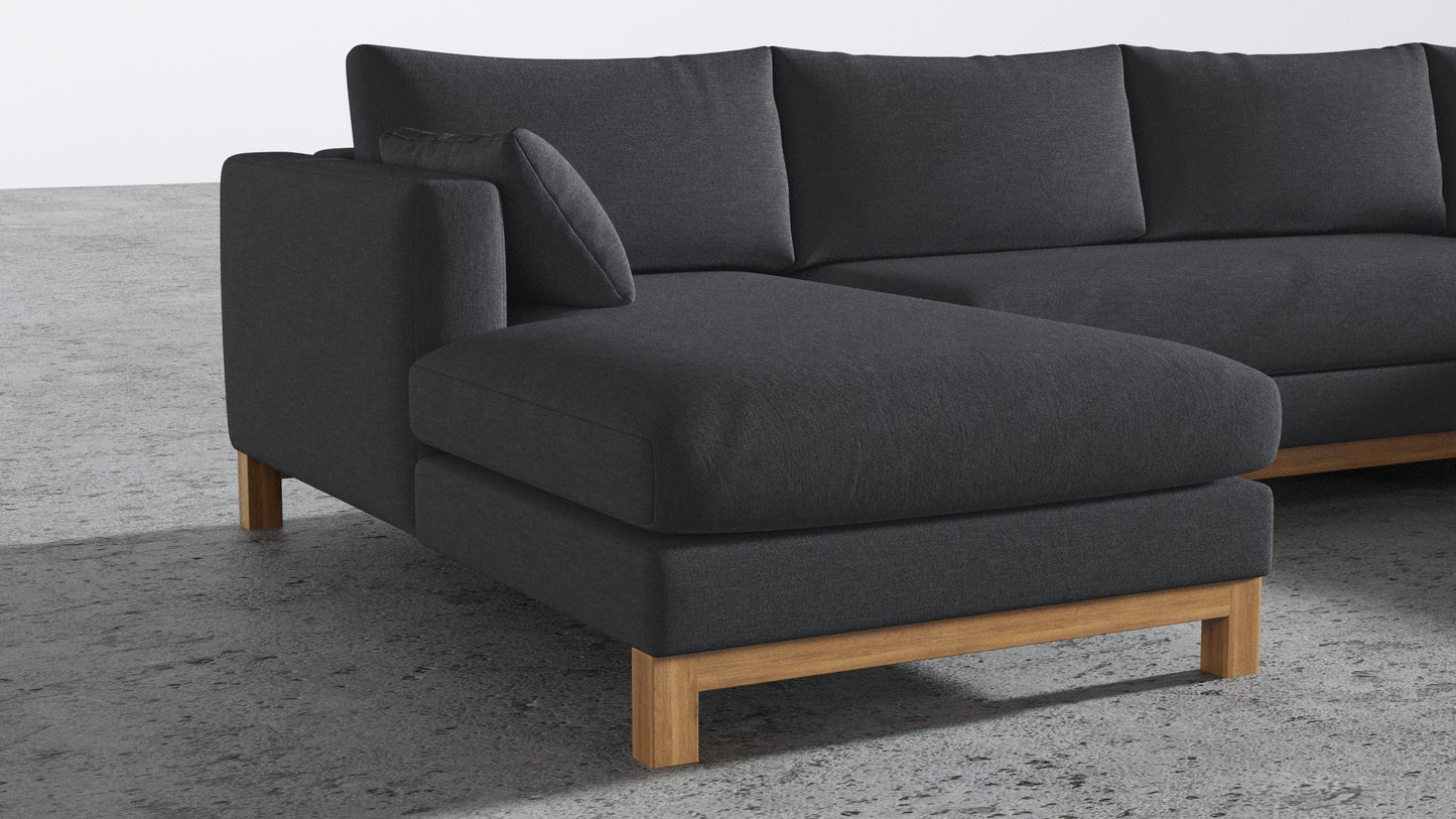 Oak Studio Double Chaise Sectional