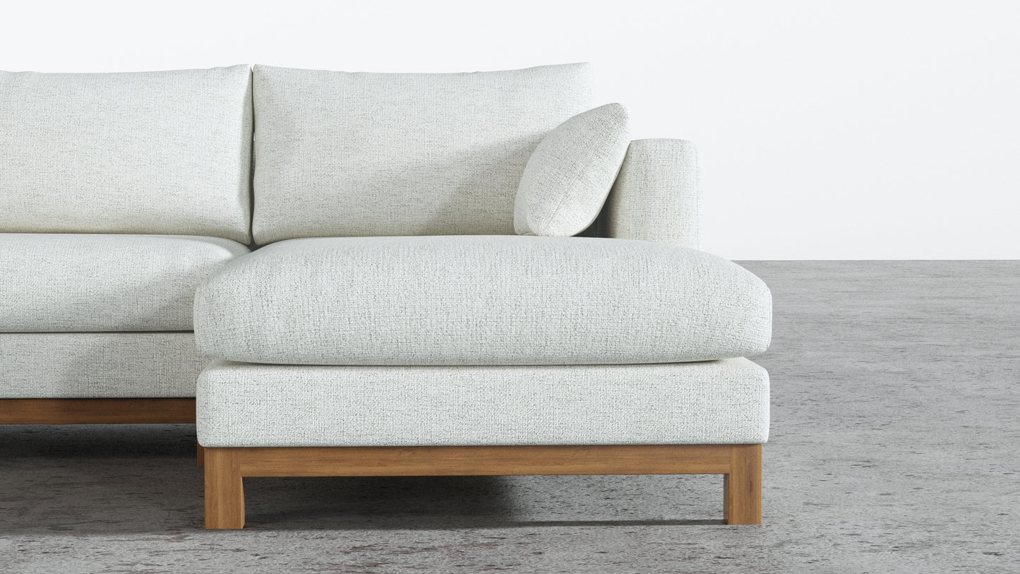 Oak Studio Double Chaise Sectional