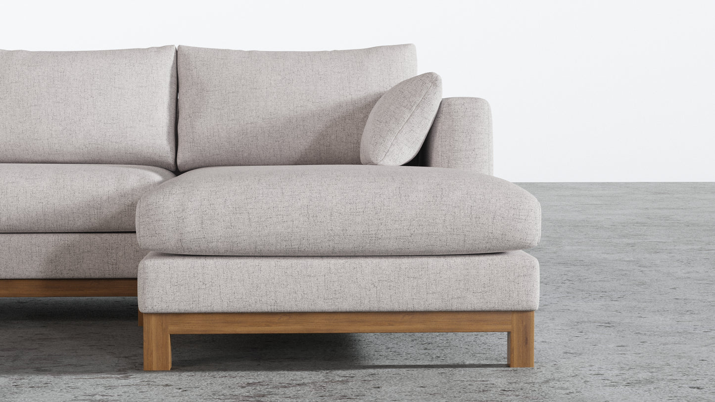 Oak Studio Double Chaise Sectional