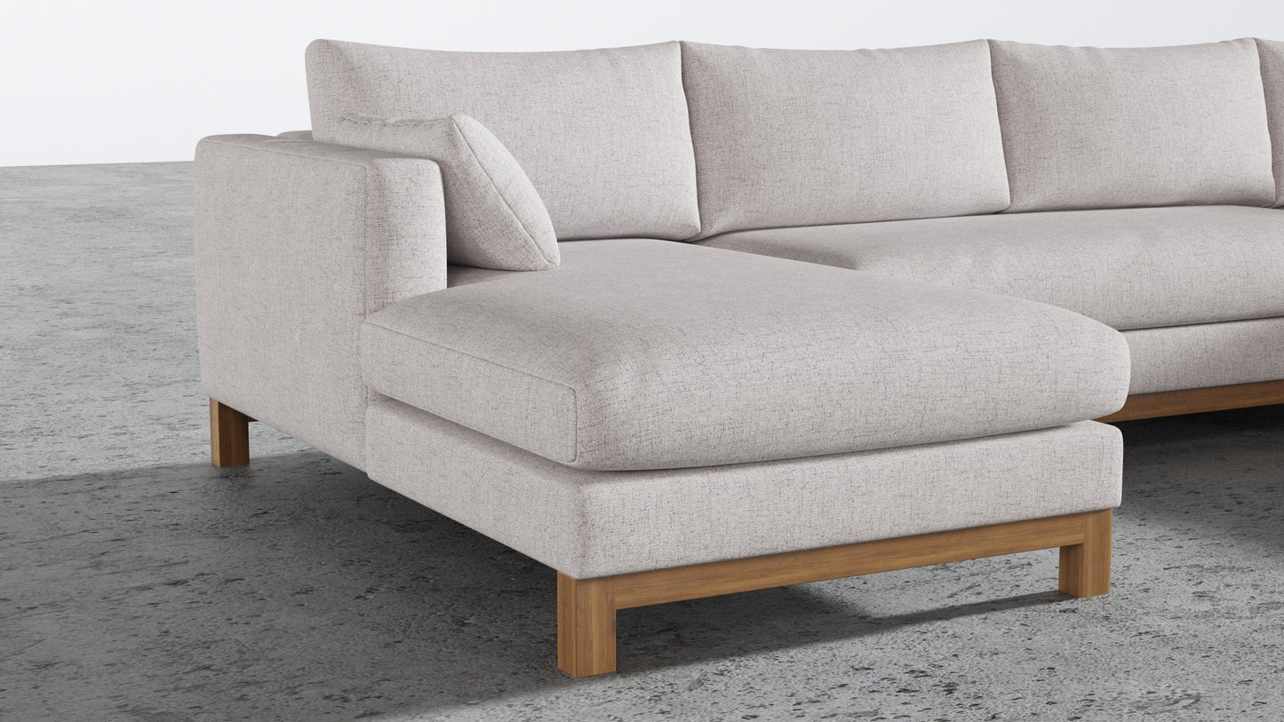 Oak Studio Double Chaise Sectional