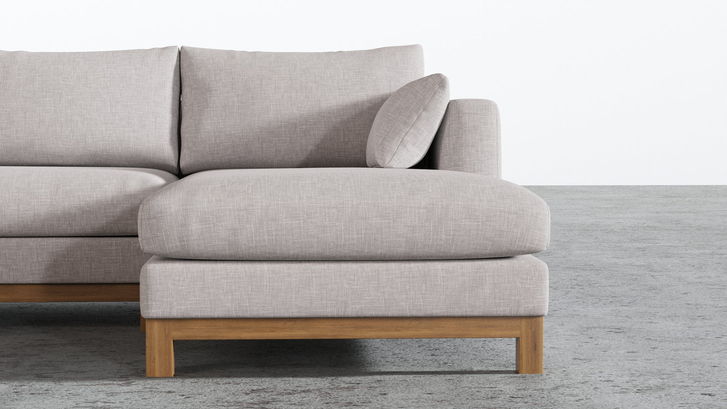 Oak Studio Double Chaise Sectional