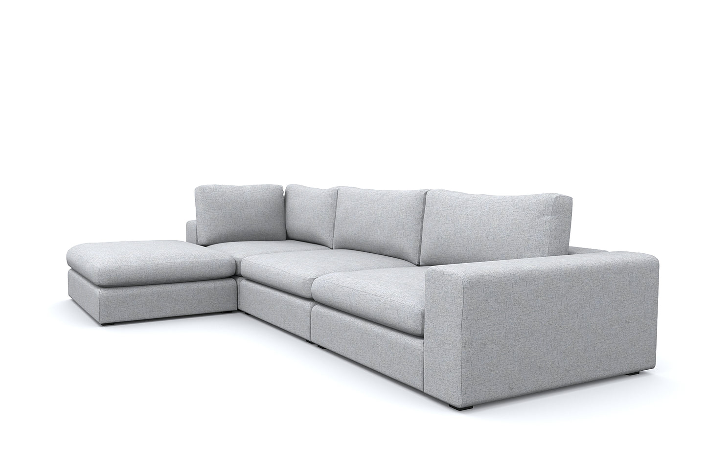 Titan Silver Grey Sectional