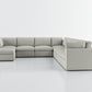 Bennet Pearl Cream 7 Seat Corner Sectional