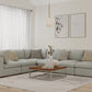 Bennet Pearl Cream 6 Seat Corner Sectional