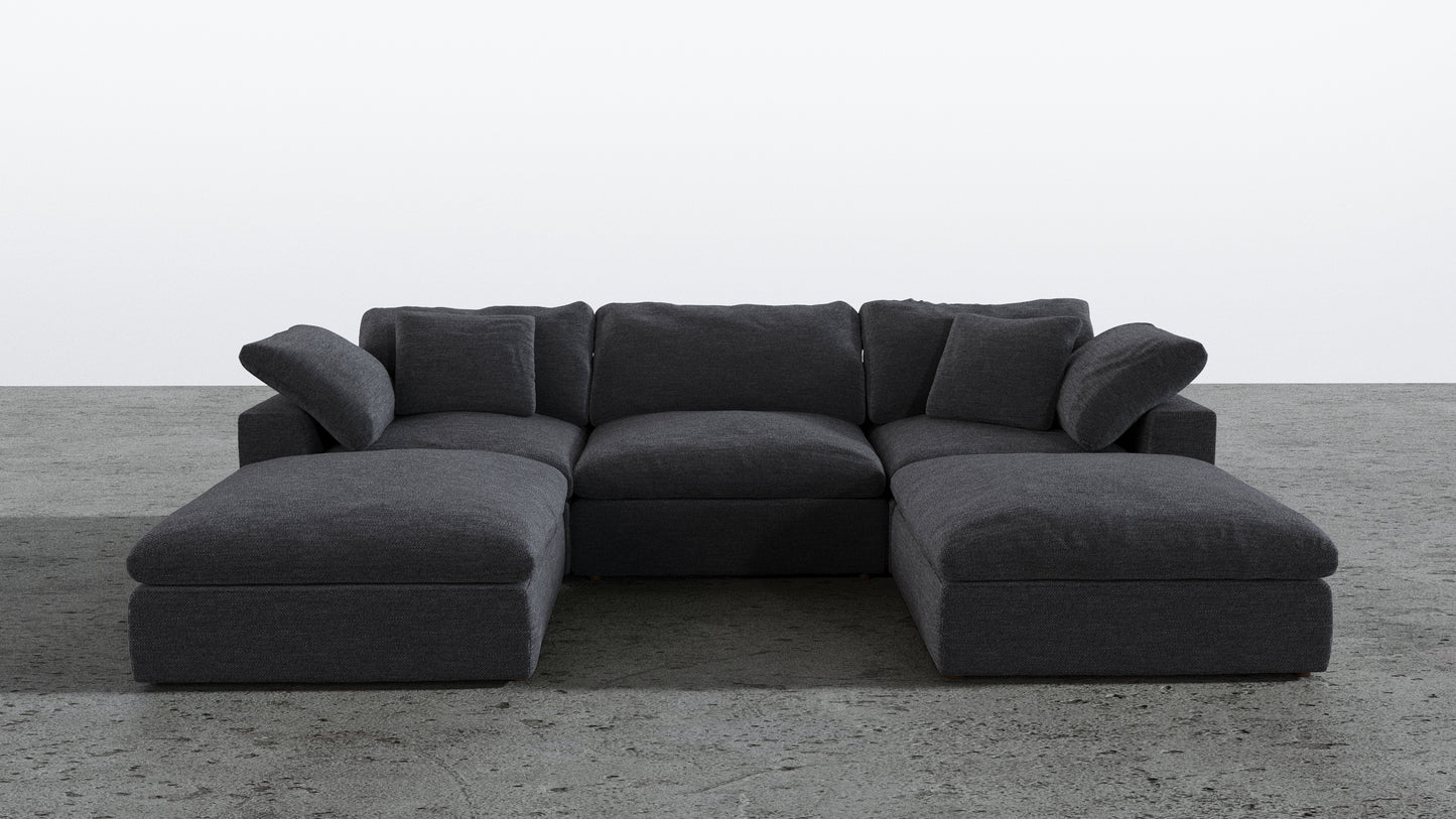 Cloud Paradise Sofa Double Ottoman