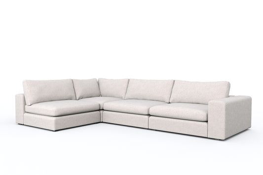 Titan Corner Armless Sectional 4 Seater