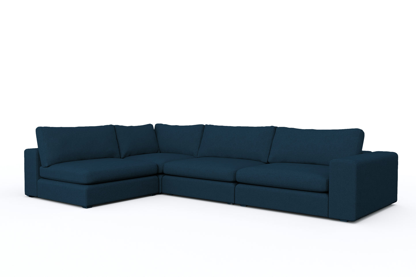 Titan Corner Armless Sectional 4 Seater