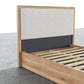 Aspen Bed With Upholstered Back