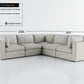 Bennet Pearl Cream 5 Seat L Shape Sectional