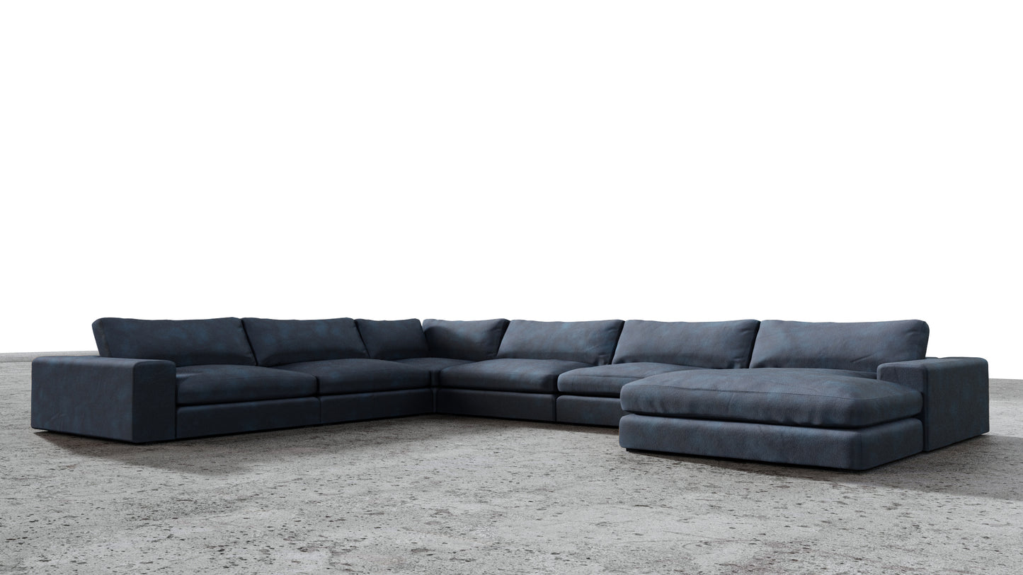 MGR 5 Seat + Chaise Corner Sectional