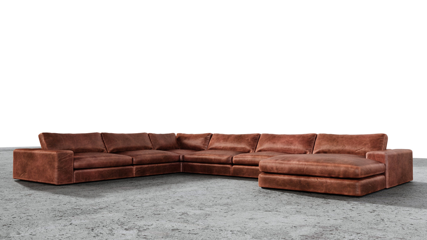 MGR 5 Seat + Chaise Corner Sectional