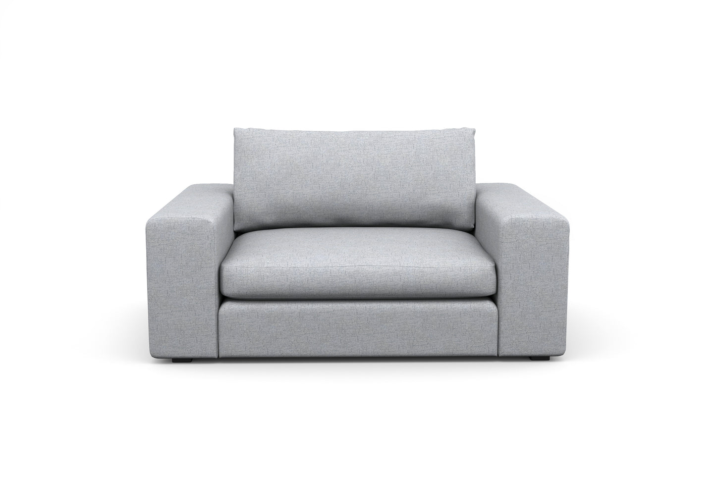 Titan Silver Grey 80" Sofa & 2 Grand Chairs