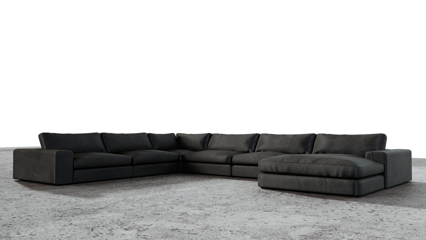 MGR 5 Seat + Chaise Corner Sectional