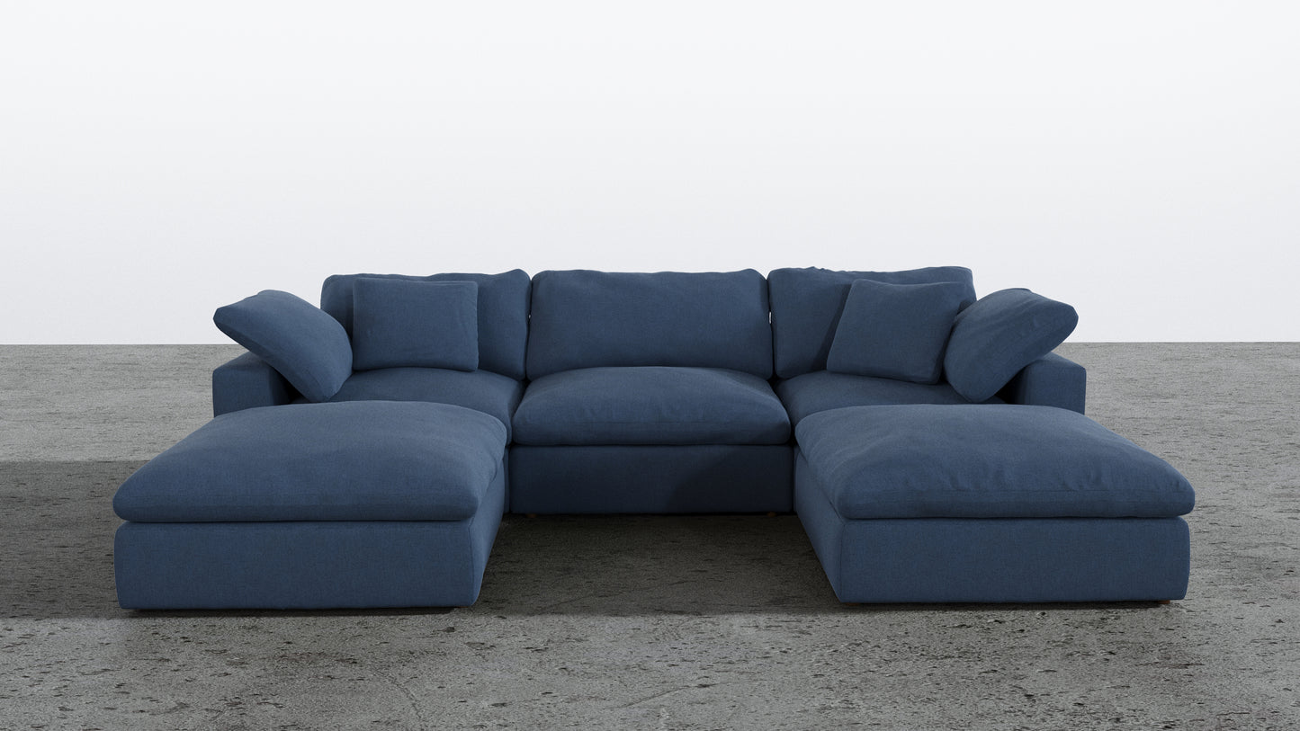 Cloud Paradise Sofa Double Ottoman