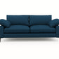 Slate Midnight Blue Loveseat Sectional