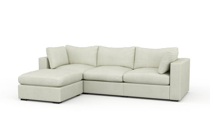 Bennet Pearl Cream Sofa & Ottoman