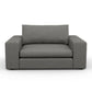 Titan Libby Grey 80" Sofa & 2 Grand Chairs