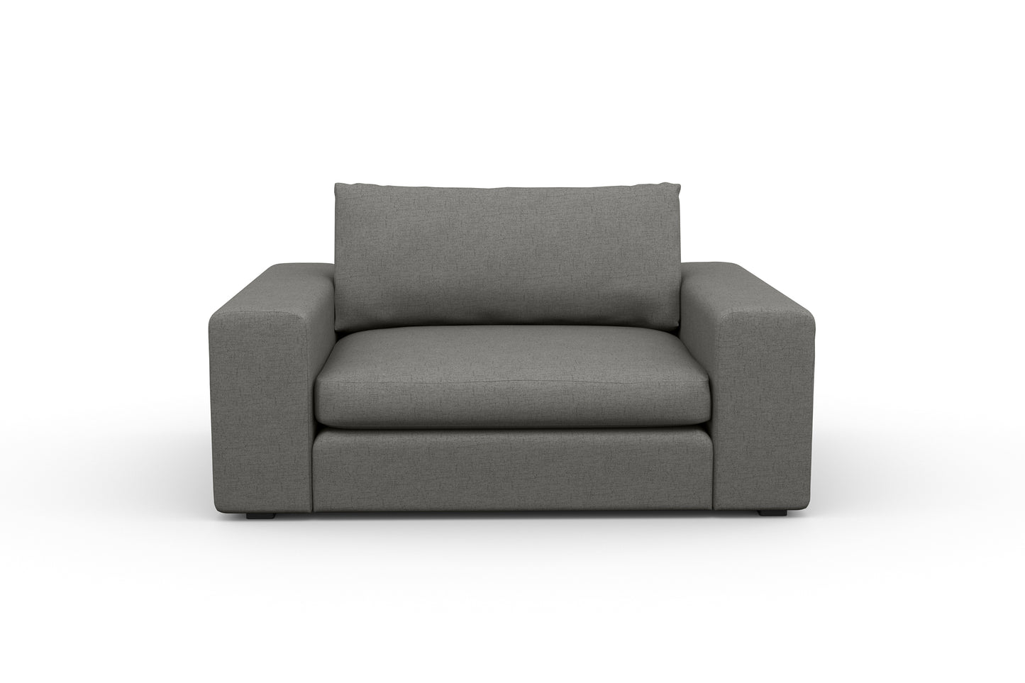 Titan Libby Grey Sofa & 2 Grand Chairs