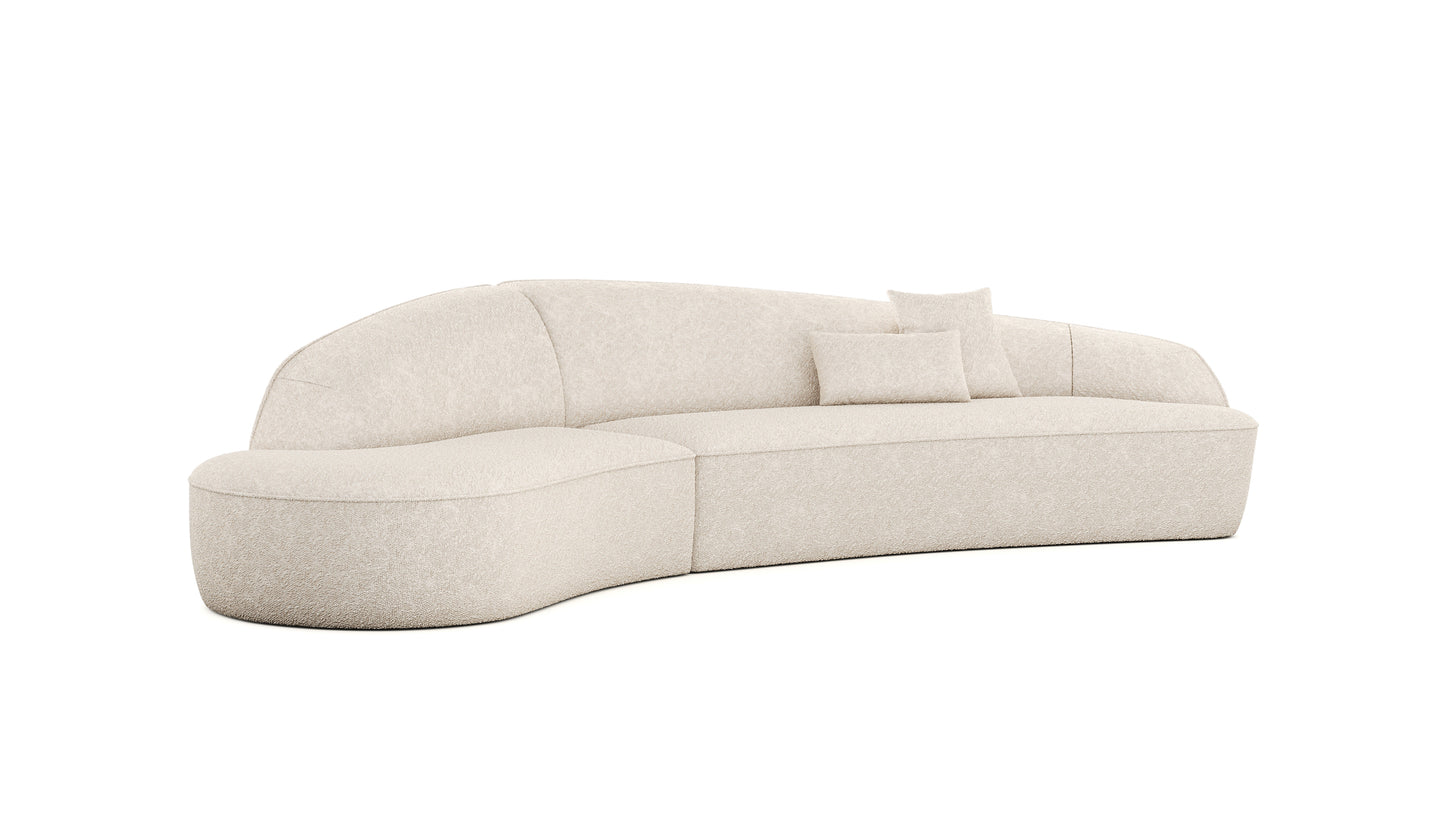 Arcadia Boucle XL Curve Couch