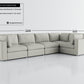 Bennet Pearl Cream 5 Seat Corner Sectional