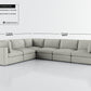 Bennet Pearl Cream 6 Seat Corner Sectional