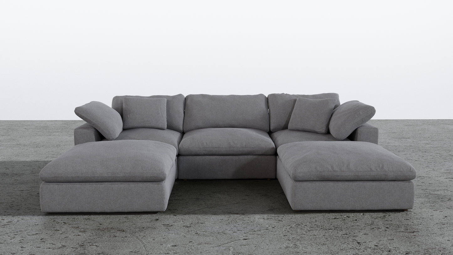 Cloud Paradise Sofa Double Ottoman