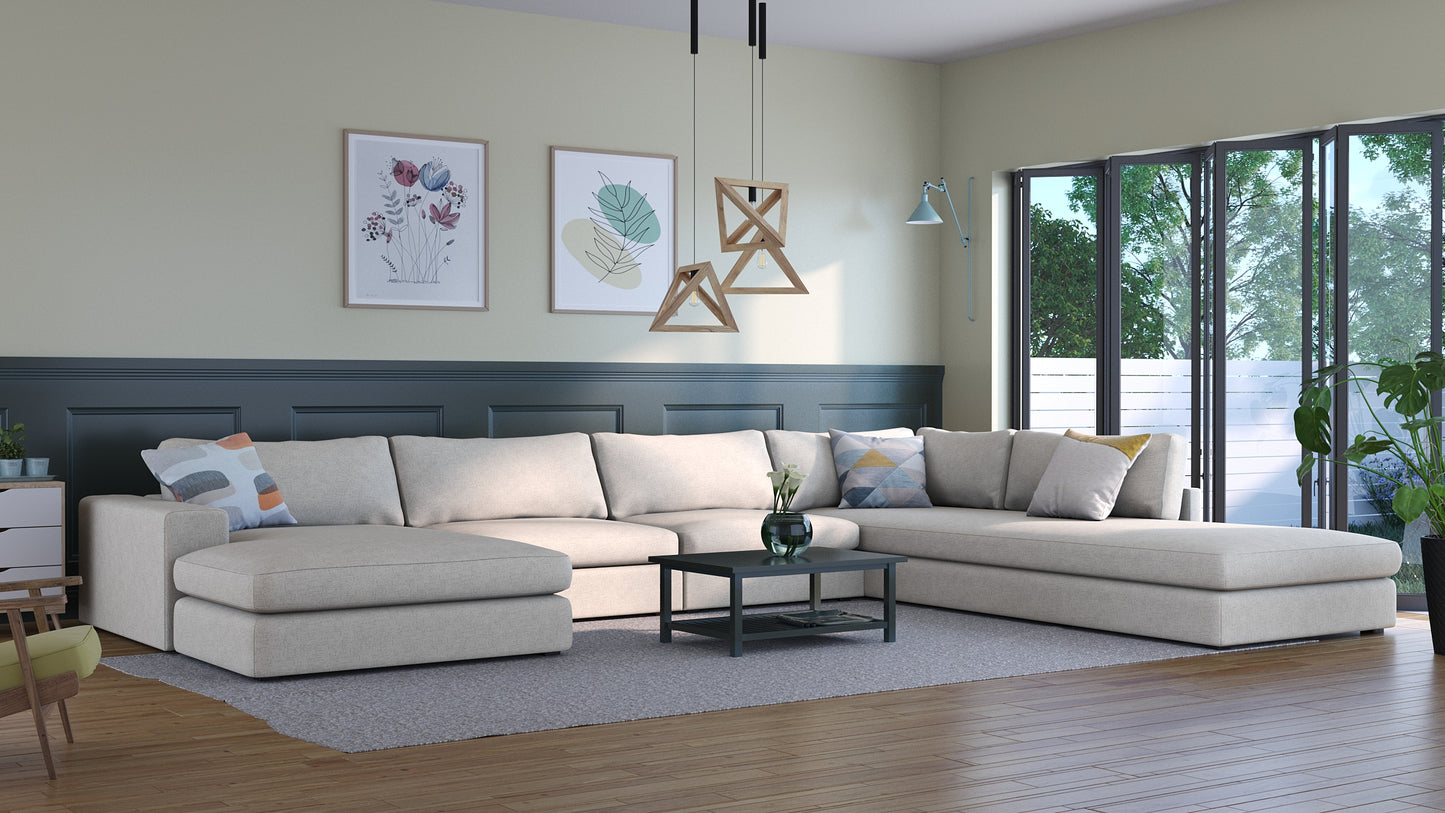 MGR Double Chaise + Corner Sectional