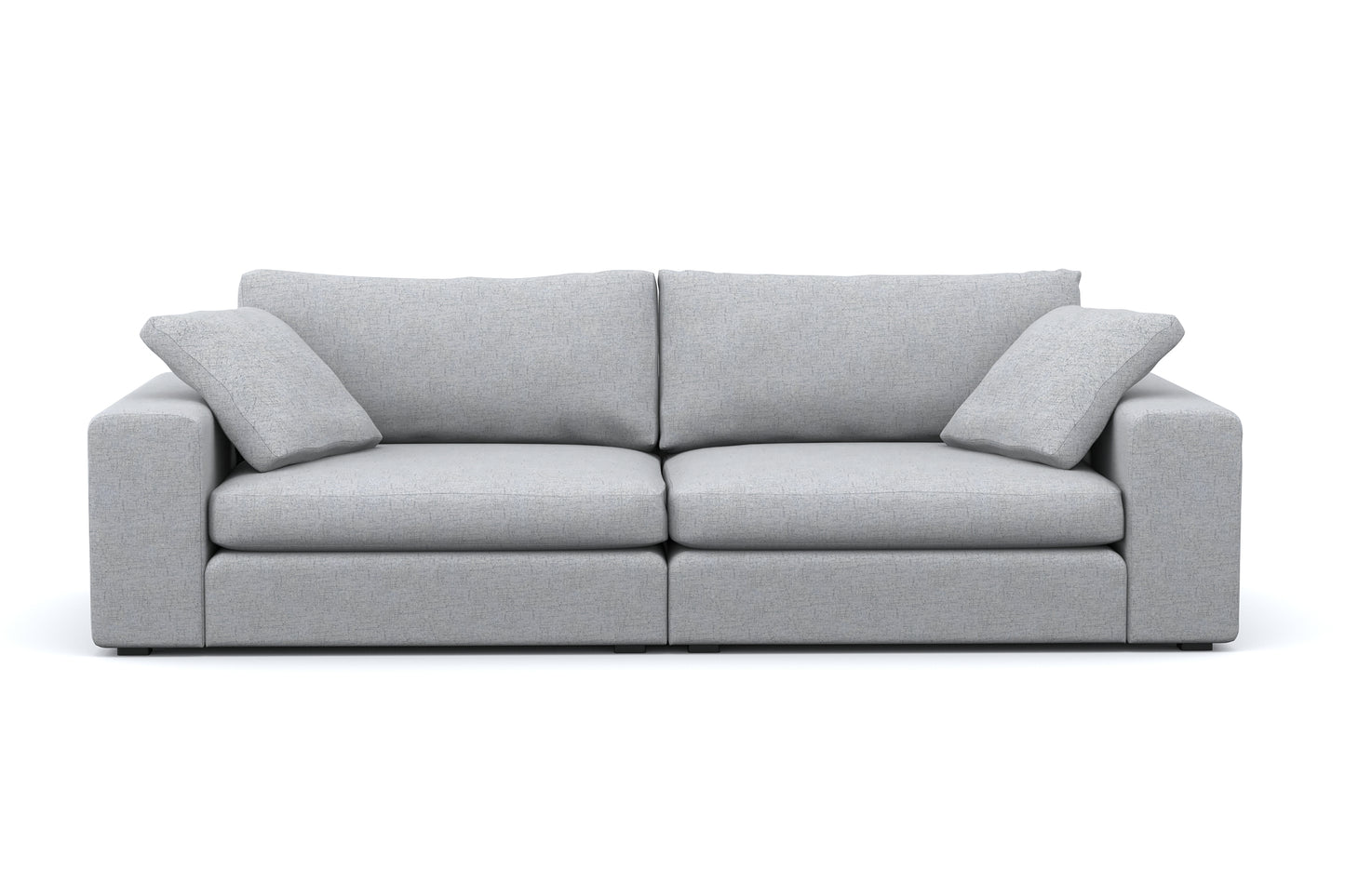 Titan Silver Grey 80" Sofa & Chair