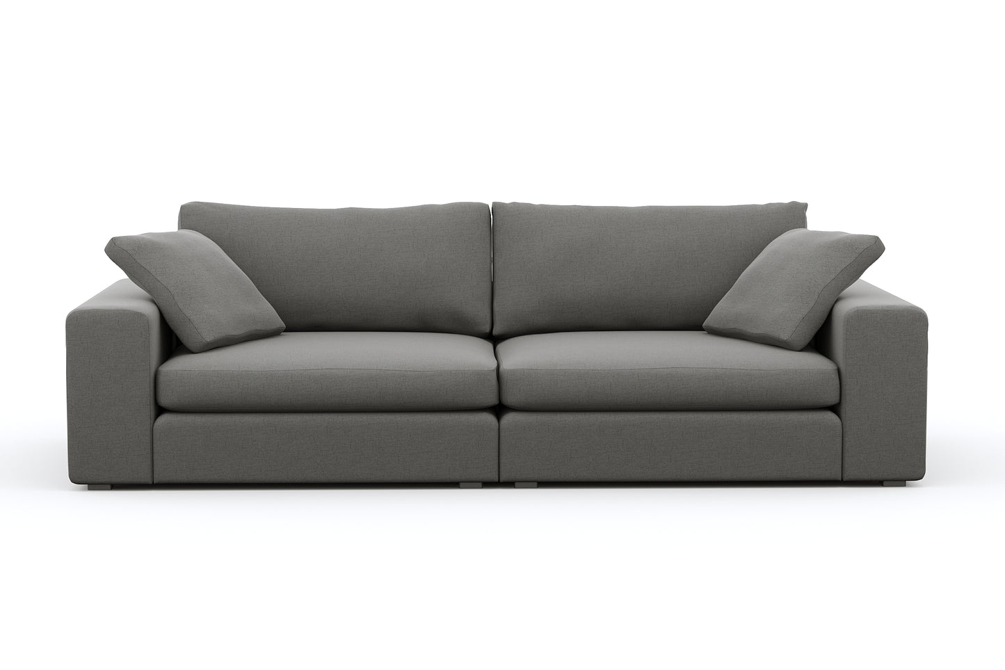 Titan Libby Grey Grand Sofa & 80" Love Seat