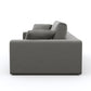 Titan Libby Grey 80" Sofa & 2 Grand Chairs