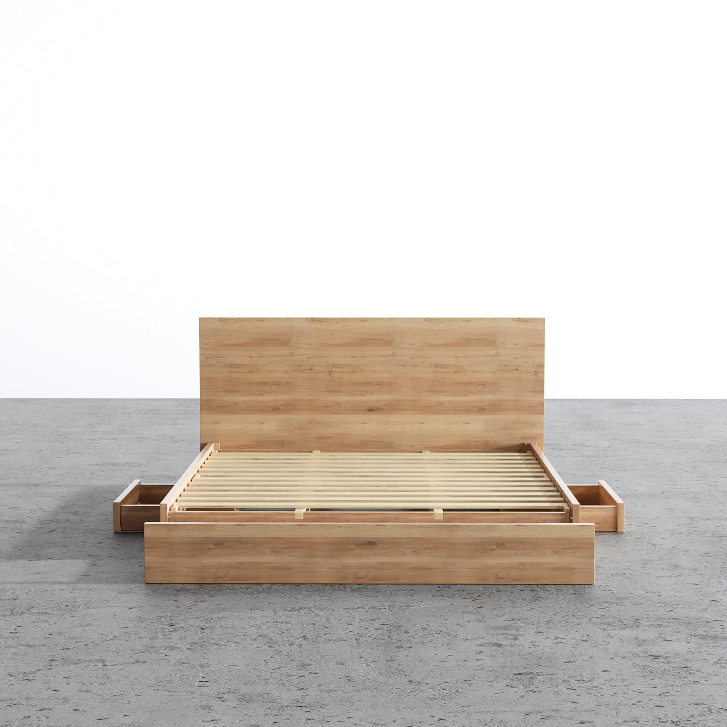 Aspen Bed With Upholstered Back