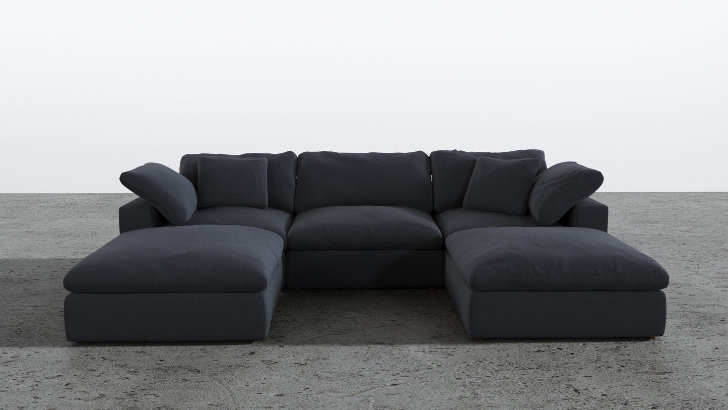 Cloud Paradise Sofa Double Ottoman