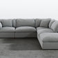 Canapé sectionnel Cloud Paradise 4 places avec pouf