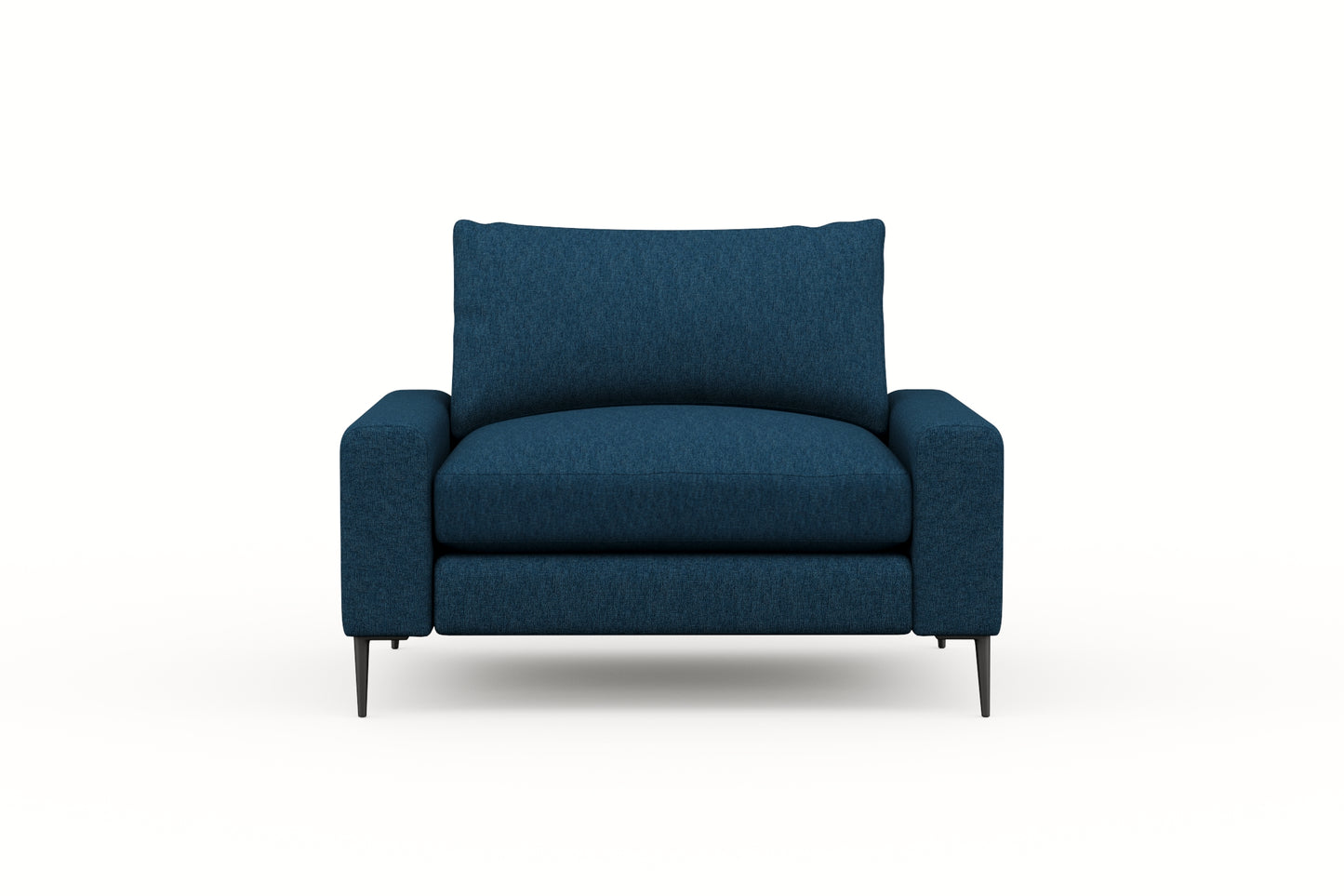 Slate Midnight Blue 2 Loveseats & Chair