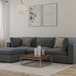 Bennet Pewter Grey Sofa & Ottoman